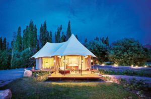 Exterior Of Presidential Suite Tent Chamba-camp Thiksey | India Holidays | The Ultimate Travel Company