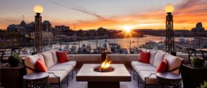 Rooftop at Fairmont Empress Hotel | Luxury Canada Holidays | The Ultimate Travel Company