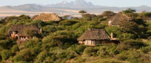 Lewa Wilderness, Lewa Downs, Kenya | Kenya | Aerial view of the huts | The Ultimate Travel Company