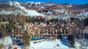 Hôtel Quintessence, Mont-tremblant | Canada | aerial view | The Ultimate Travel Company