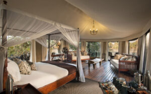 Kanga Camp, Mana Pools National Park | Zimbabwe | Bedroom | The Ultimate Travel Company