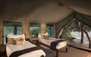 Kanga Camp, Mana Pools National Park | Zimbabwe | Bedroom | The Ultimate Travel Company