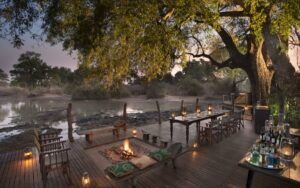 Kanga Camp, Mana Pools National Park | Zimbabwe | Dining area | The Ultimate Travel Company