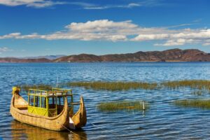 Boat on Lake Titicaca | Luxury Peru Holidays | The Ultimate Travel Company