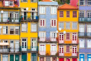 Colourful Houses in Porto | Luxury Portugal Holidays | The Ultimate Travel Company
