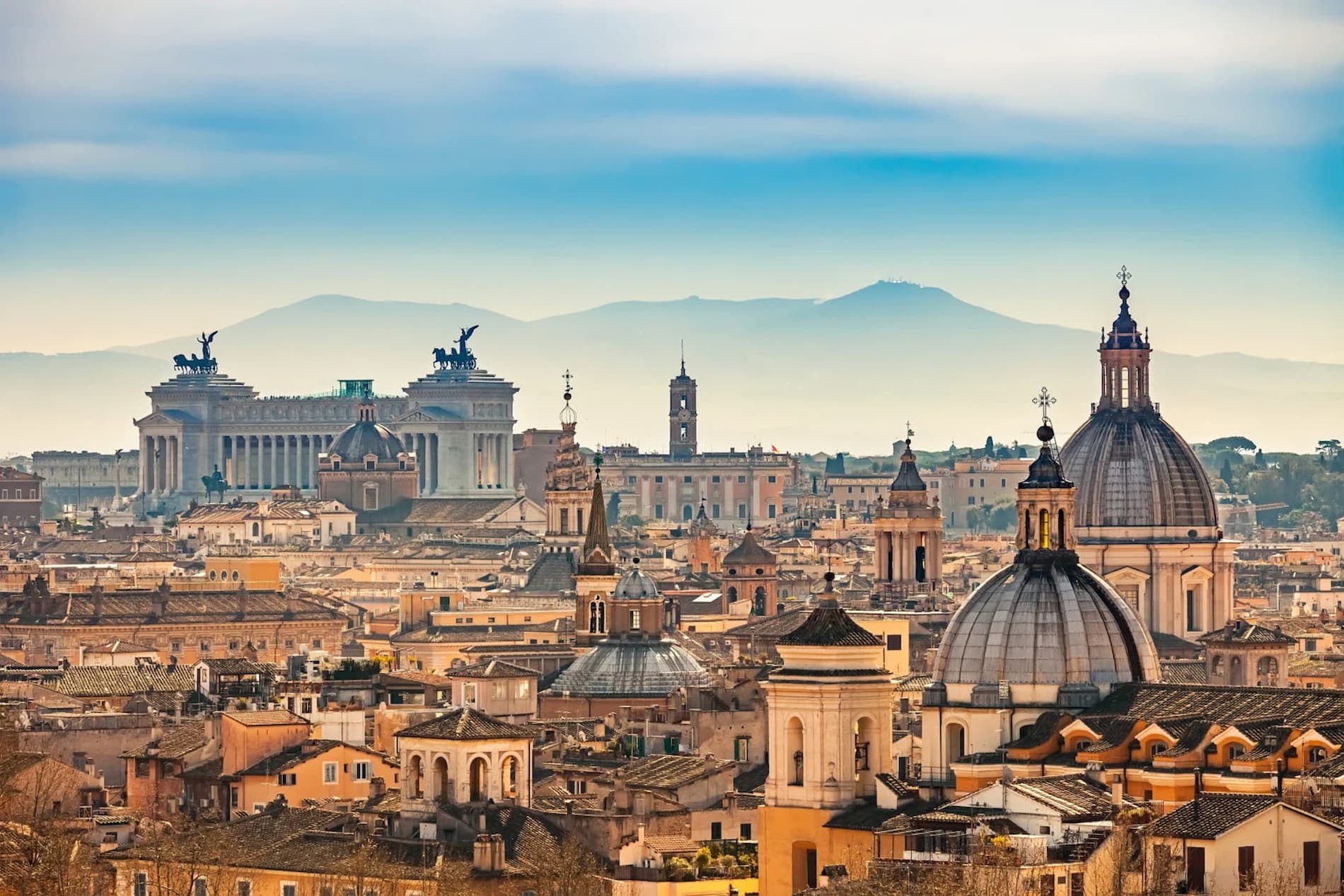 Aerial View of Rome | Luxury Italy Holidays | The Ultimate Travel Company