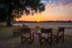 Sunset View at Luangwa River Camp, South Luangwa National Park | Luxury Zambia Holidays | The Ultimate Travel Company