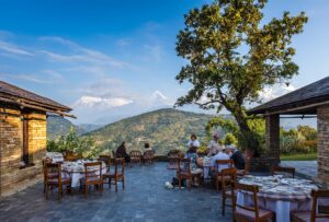Breakfast at the Main Lodge Terrace | Luxury Nepal Holidays | The Ultimate Travel Company