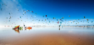 Kites Flying on the Atlantic Coast Beach in Morocco | Morocco Holidays | The Ultimate Travel Company