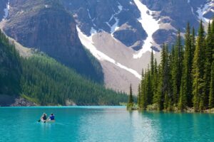 Lake Moraine in Banff National Park | Luxury Canada Holidays | The Ultimate Travel Company