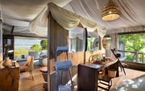 Nyamatusi Camp, Mana Pools National Park | Zimbabwe | the Nyamatusi kitchen area | The Ultimate Travel Company