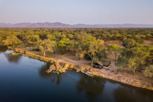 Old Mondoro, Lower Zambezi National Park | Africa| Aerial view of Old Mondoro, Lower Zambezi National Park | The Ultimate Travel Company