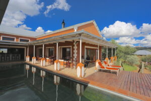 River Crossing Lodge, Windhoek | Namibia | The pool view of River Crossing Lodge | The Ultimate Travel Company