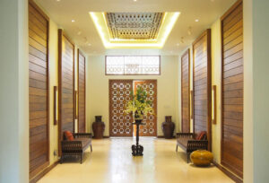 Rupar Mandalar Resort, Mandalay | Myanmar | hallway | The Ultimate Travel Company