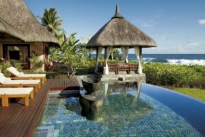 Shanti Maurice Resort & Spa | Mauritius | pool with terrace | The Ultimate Travel Company