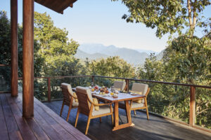 Terrace at Six Senses Punakha | Luxury Bhutan Holidays | The Ultimate Travel Company