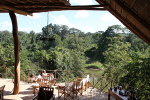 Tongole Wilderness Lodge | Malawi | Main Malawi building, dining area balcony |The Ultimate Travel Company