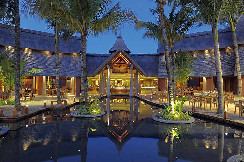 Trou Aux Biches Beachcomber Golf Resort & Spa | Mauritius | view at night | The Ultimate Travel Company