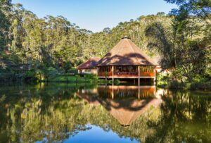 Beautiful Scenery with a Hut on the Water | Luxury Madagascar Holidays | The Ultimate Travel Company