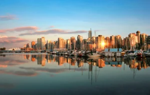 The Vancouver Skyline at Sunset | Luxury Canada Holidays | The Ultimate Travel Company