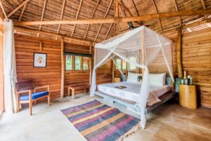 Bedroom in Gal Oya Lodge Bungalows | Sri Lanka Holidays | The Ultimate Travel Company