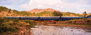 Exterior of the Belmond Train Hiram Bingham Train to Macchu Picchu | Peru Holidays | The Ultimate Travel Company