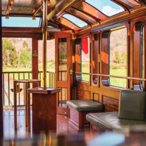 Train Observation Car on The Belmond Train | Hiram Bingham Train to Macchu Picchu | Peru | The Ultimate Travel Company