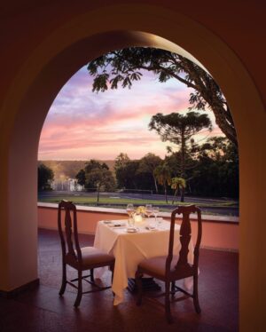 Hotel Das Cataratas, A Belmond Hotel, Iguazu Falls | Brazil | dining table | The Ultimate Travel Company