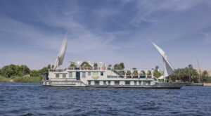 Exterior of the Dahabiya Hadeel, a Nile Cruise Ship | Luxury Egypt Holidays | The Ultimate Travel Company