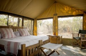 Double Bedroom at Kigelia Safari Camp, Ruaha National Park | Luxury Tanzania Safaris & Holidays | The Ultimate Travel Company
