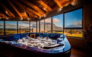 Eagles Nest Retreat | Australia | Indoor hot tub with a mountain view | The Ultimate Travel Company