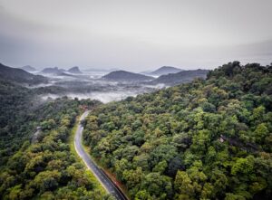 Aerial View of the Jungle Landscape Surrounding Gal Oya Lodge | Sri Lanka Holidays | The Ultimate Travel Company