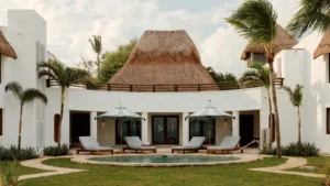 Villa Exterior at Maroma, a Belmond Hotel in the Riviera Maya | Luxury Mexico Holidays | The Ultimate Travel Company