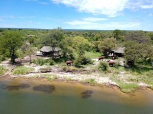 Old Drift Lodge, Victoria Falls | Zimbabwe| The old Drift Lodge aerial view | The Ultimate Travel Company