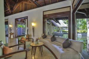 Shanti Maurice Resort & Spa | Mauritius | living room | The Ultimate Travel Company
