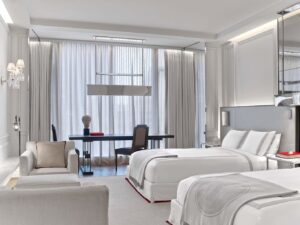 Baccarat Hotel, New York | US | Modern Bedroom | The Ultimate Travel Company