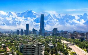 landscape view of city santiago chile on luxury holiday to chile | ultimate travel company