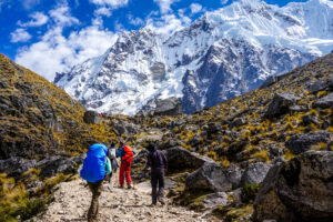 People Hiking in Salkantay | Luxury Peru Holidays | The Ultimate Travel Company