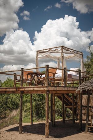 Star Bed at Kigelia Safari Camp, Ruaha National Park | Luxury Tanzania Safaris & Holidays | The Ultimate Travel Company
