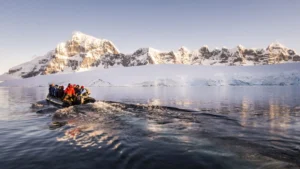 People on a Boat Exploring Antarctica | Antarctica Holidays | The Ultimate Travel Company