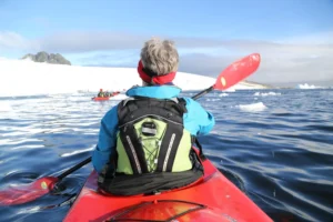 A Person Kayaking in Antarctica | Antarctica Holidays | The Ultimate Travel Company