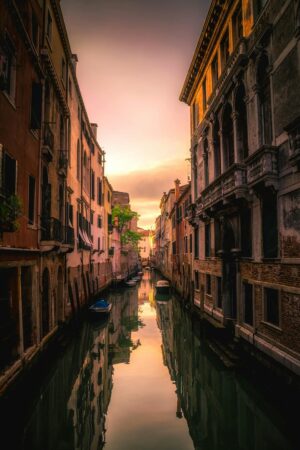 The Waterways of Venice at Sunrise | Luxury Italy Holidays | The Ultimate Travel Company