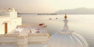 View of Taj Lake Palace on Lake Pichola in Udaipur | Luxury India Holidays | The Ultimate Travel Company