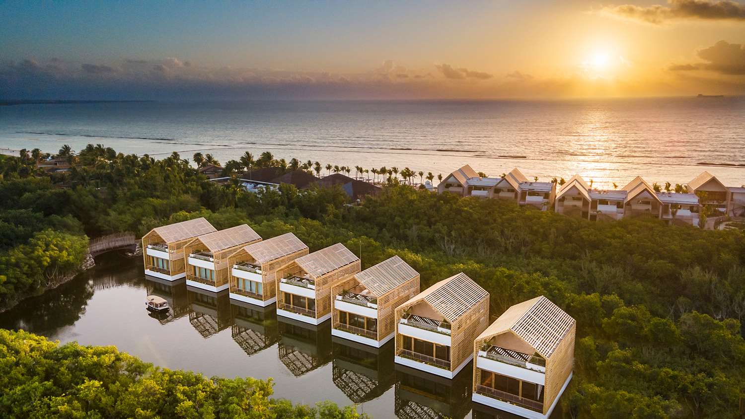 Banyan Tree Mayakoba | Mexico | aerial view | The Ultimate Travel Company