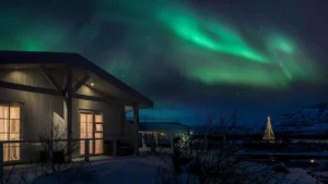 Hotel Grimsborgir, Golden Circle | Iceland | outside view of the hotel | The Ultimate Travel Company
