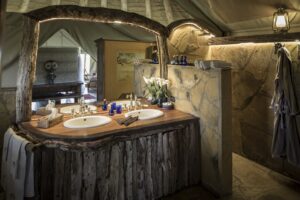 Campi Ya Kanzi, Chyulu Hills | Kenya | bathroom | The Ultimate Travel Company