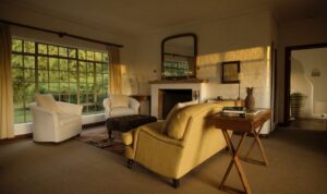 Sabyinyo Silverback Lodge, Rwanda | Rwanda | living area |Ultimate Travel Company