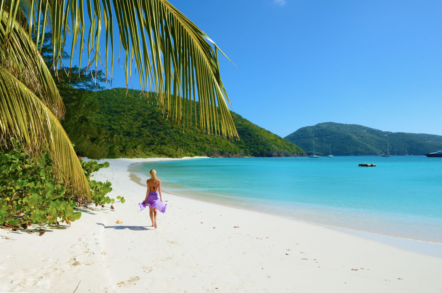 Guana Island, British Virgin Islands | pool | aerial view of the Guana Island | Ultimate Travel Company