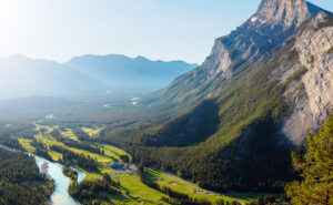 Fairmont Banff Springs, Banff | Canada | aerial view | The Ultimate Travel Company