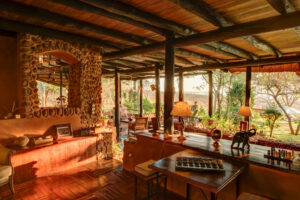 Stanley Safari Lodge, Victoria Falls | Zambia | living area | The Ultimate Travel Company